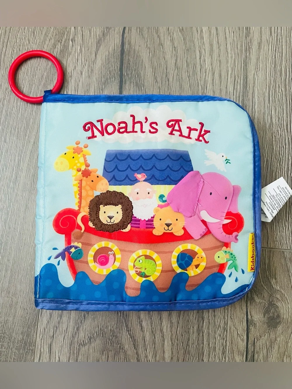 Kidsbooks Noah's Ark Baby Soft Sensory Play Book Animals Bible Activity Book